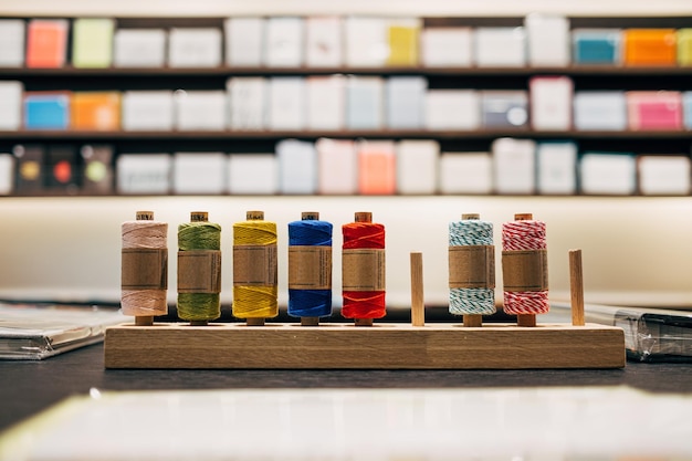 Mostre de broderie pe etajere